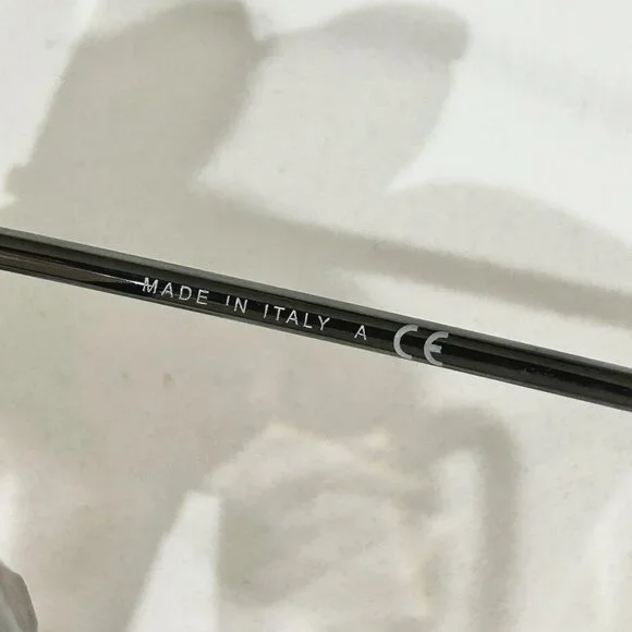 CHANEL Rimless Sunglasses 4220 Silver Frame Purple Tinted Gradient Lenses - Picture 5 of 8